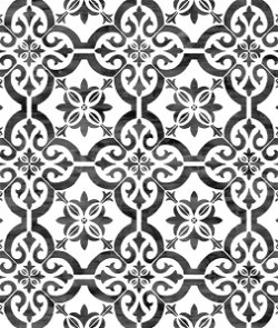 Lillian August Peel & Stick Porto Tile Onyx Wallpaper