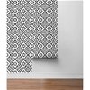 Lillian August Peel & Stick Porto Tile Onyx Wallpaper - Image 4