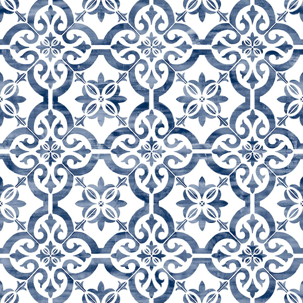 Lillian August Peel & Stick Porto Tile Riviera Blue Wallpaper ...