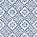Lillian August Peel & Stick Porto Tile Riviera Blue Wallpaper
