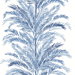 Lillian August Peel &amp; Stick Keana Palm Coastal Blue Wallpaper thumbnail image 1 of 4