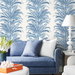Lillian August Peel &amp; Stick Keana Palm Coastal Blue Wallpaper thumbnail image 4 of 4