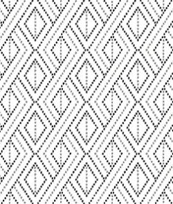 Lillian August Peel & Stick Boho Grid Alloy Wallpaper
