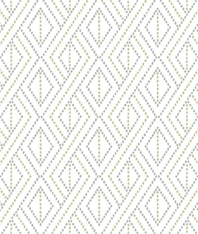 Lillian August Peel & Stick Boho Grid Argos Grey & Yellow Wallpaper