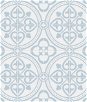 Lillian August Peel & Stick Villa Mar Tile Hampton Blue Wallpaper