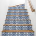 Lillian August Peel &amp; Stick Villa Mar Tile Denim Blue Wallpaper thumbnail image 3 of 4