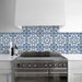 Lillian August Peel &amp; Stick Villa Mar Tile Denim Blue Wallpaper thumbnail image 4 of 4