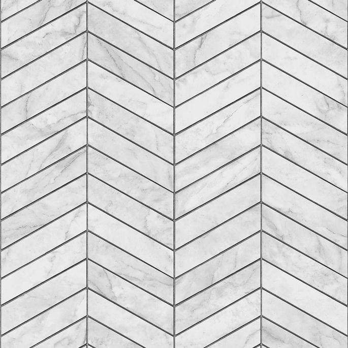 Lillian August Peel &amp; Stick Marbled Chevron Calcutta &amp; Charcoal Wallpaper image 1 of 4