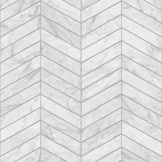 Lillian August Peel &amp; Stick Marbled Chevron Calcutta &amp; Argos Grey Wallpaper image 1 of 4