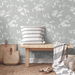 Lillian August Peel &amp; Stick Floral Mist Alloy Wallpaper thumbnail image 4 of 4