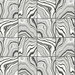 Lillian August Peel & Stick Marbled Tile Ebony & Metallic Silver Wallpaper