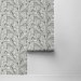 Lillian August Peel &amp; Stick Marbled Tile Ebony &amp; Metallic Silver Wallpaper thumbnail image 2 of 4