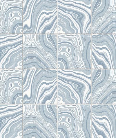 Lillian August Peel & Stick Marbled Tile Lakeside Wallpaper