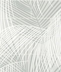 Lillian August Peel & Stick Palm Tile Sea Salt Wallpaper