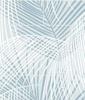 Lillian August Peel & Stick Palm Tile Summer Skies Wallpaper