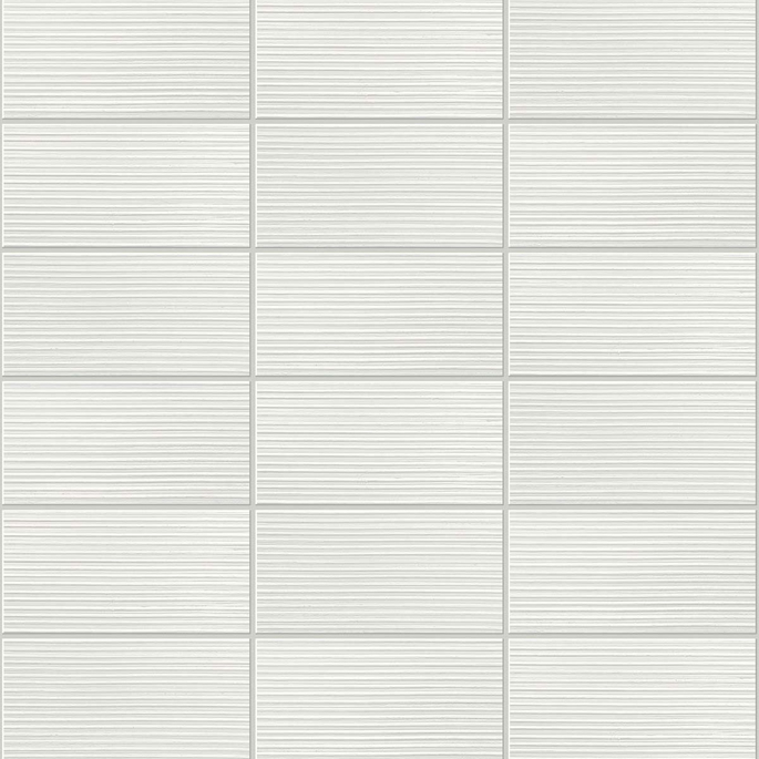 Lillian August Peel &amp; Stick Rib Tile Morning Fog Wallpaper image 1 of 4
