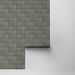 Lillian August Peel &amp; Stick Rib Tile Charcoal Wallpaper thumbnail image 2 of 4