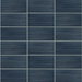 Lillian August Peel & Stick Rib Tile Denim Blue Wallpaper