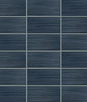 Lillian August Peel & Stick Rib Tile Denim Blue Wallpaper
