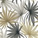 Lillian August Peel &amp; Stick Tropic Palm Toss Harbor Grey &amp; Khaki Wallpaper thumbnail image 1 of 4