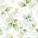 Lillian August Peel &amp; Stick Watercolor Tossed Leaves Green Ivy Wallpaper thumbnail image 1 of 4
