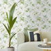 Lillian August Peel &amp; Stick Watercolor Tossed Leaves Green Ivy Wallpaper thumbnail image 3 of 4