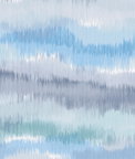 Lillian August Peel & Stick Ikat Waves Lakeside Wallpaper