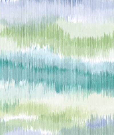 Lillian August Peel & Stick Ikat Waves Seaglass Wallpaper