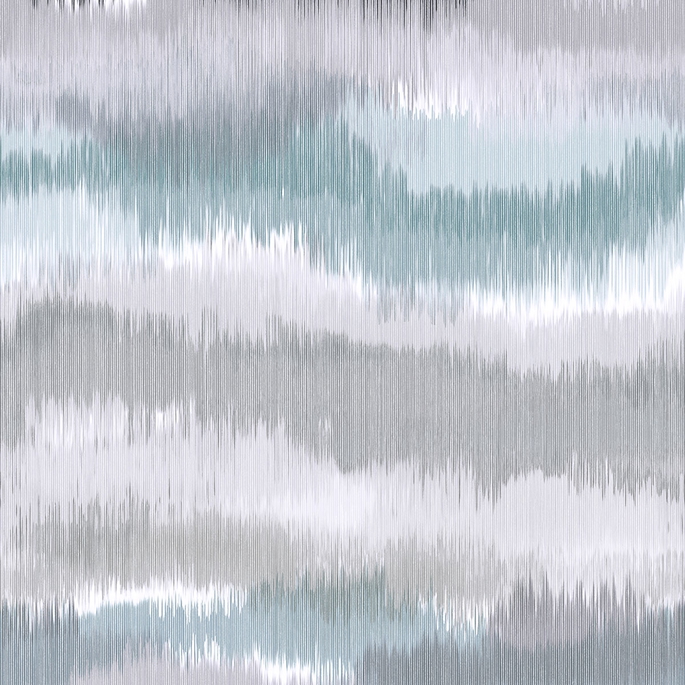 Lillian August Peel &amp; Stick Ikat Waves Morning Fog Wallpaper image 1 of 4