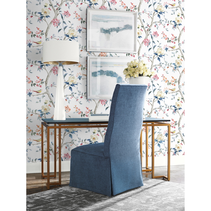 Lillian August Sparrow Haven Riviera Blue &amp; Berry Wallpaper image 2 of 3