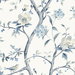 Lillian August Sparrow Haven Breezy Blue Wallpaper