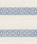 Lillian August Alani Geo Stripe Blue Bell Wallpaper