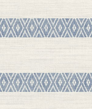 Lillian August Alani Geo Stripe Blue Bell Wallpaper