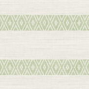 Lillian August Alani Geo Stripe Aloe Wallpaper