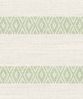 Lillian August Alani Geo Stripe Aloe Wallpaper