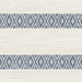 Lillian August Alani Geo Stripe Nautical Blue Wallpaper