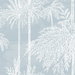 Lillian August Palm Grove Hampton Blue Wallpaper