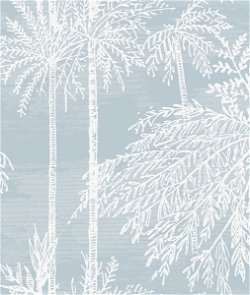 Lillian August Palm Grove Hampton Blue Wallpaper