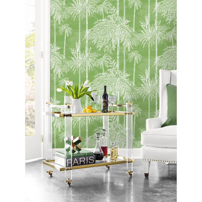 Lillian August Palm Grove Summer Fern Wallpaper image 2 of 2