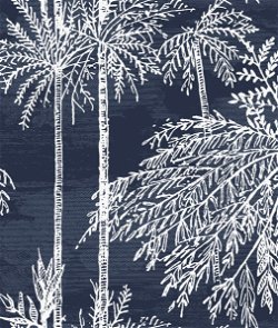 Lillian August Palm Grove Midnight Sky Wallpaper
