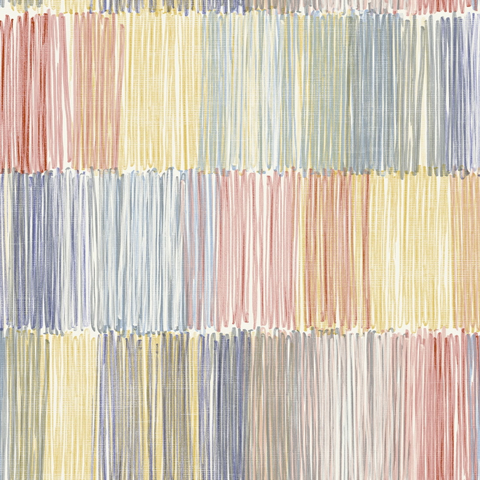 Lillian August Arielle Abstract Stripe Summer Sky Wallpaper image 1 of 3