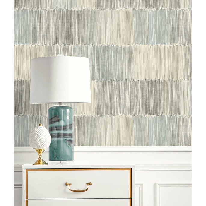 Lillian August Arielle Abstract Stripe Haze Wallpaper image 3 of 3