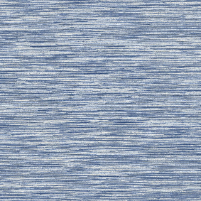 Lillian August Tiger Island Faux Sisal Riviera Blue Wallpaper image 1 of 3