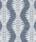 Lillian August Carina Leaf Ogee Midnight Sky Wallpaper