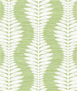 Lillian August Carina Leaf Ogee Greenery Wallpaper