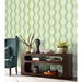 Lillian August Carina Leaf Ogee Greenery Wallpaper thumbnail image 3 of 4