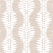Lillian August Carina Leaf Ogee Blush Wallpaper