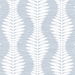 Lillian August Carina Leaf Ogee Charlotte Blue Wallpaper thumbnail image 1 of 4