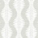 Lillian August Carina Leaf Ogee Sea Salt Wallpaper thumbnail image 1 of 4