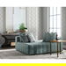 Lillian August Carina Leaf Ogee Sea Salt Wallpaper thumbnail image 2 of 4